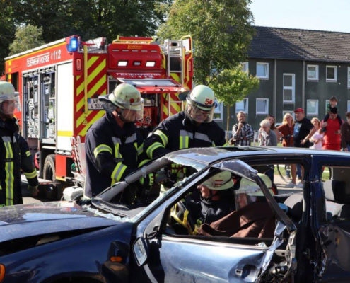 Brandschutztag im Voerder Stadtteil Möllen im September 2019