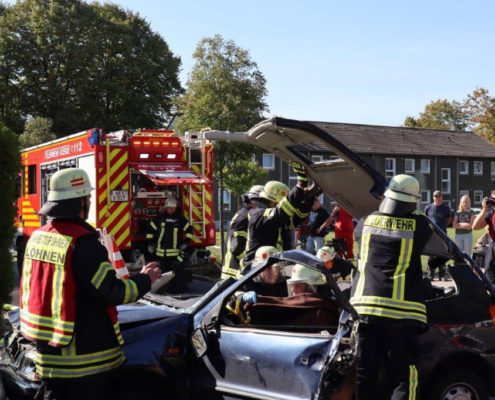 Brandschutztag im Voerder Stadtteil Möllen im September 2019