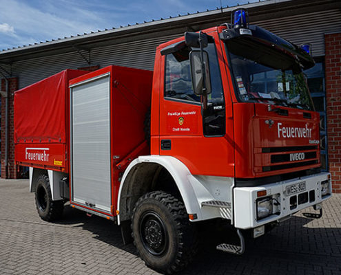 Feuerwehr Voerde Niederrhein - der Schlauchwagen