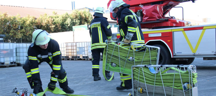 Jahresübung der Feuerwehr Voerde 2018