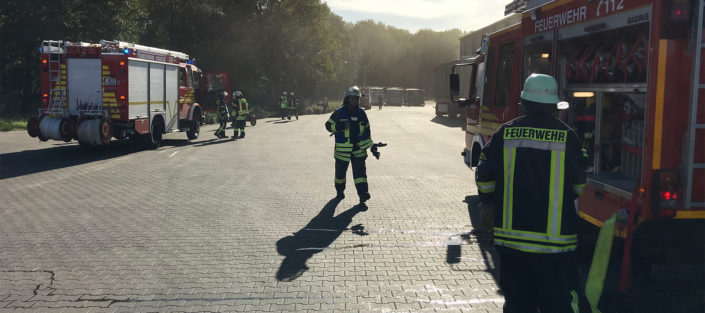 Jahresübung der Feuerwehr Voerde 2018