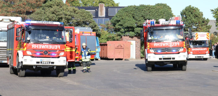 Jahresübung der Feuerwehr Voerde 2018